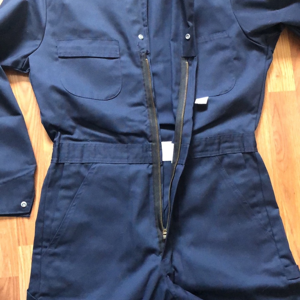 Sears Mechanic Navy Blue Coveralls Sz M NWOT - Picture 12 of 14